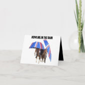 カードが雨の中で泣いている音を記録する カード (正面)