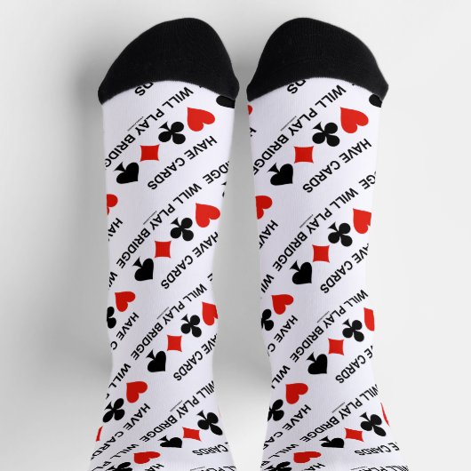 カードが4枚のカー遊ド・スーツを架け渡す ソックス (上部)