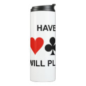 カードが4枚のカー遊ド・スーツを架け渡す タンブラー (回転左)