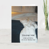 カードでお泊まり頂きありがとうございます サンキューカード (正面)