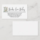 カードではなくベビー用の帳簿男女兼用 エンクロージャーカード (正面/裏面)