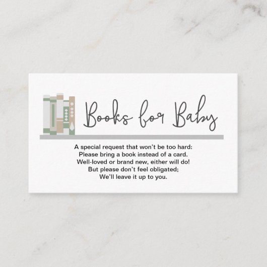 カードではなくベビー用の帳簿男女兼用 エンクロージャーカード (正面)