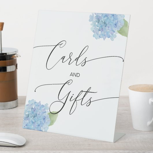 カードとギフトあじさい台座のサイン 台座サイン (インサイチュ)