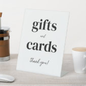 カードとギフトありがとうどんなイベント 台座サイン (インサイチュ)