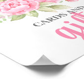 カードとギフトにクマのサイン ポスター (角)