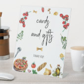 カードとギフトのイタリアのスタイル標識 台座サイン (インサイチュ)