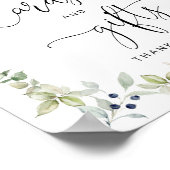 カードとギフトのサインが待てる ポスター (角)