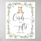 カードとギフトのサインが待てる ポスター (正面)