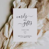 カードとギフトのサインテンプレート、ミニマル結婚リスト 招待状