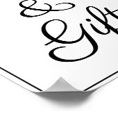 カードとギフトのサイン ポスター (角)