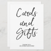 カードとギフトのサイン |手スタイリッシュ入力 (正面/裏面)