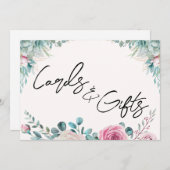 カードとギフトのサイン 招待状 (正面/裏面)