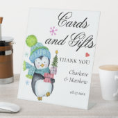 カードとギフトのモダンイベントのクリスマス 台座サイン (インサイチュ)