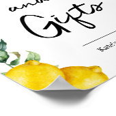 カードとギフトのレモン ポスター看板 ポスター (角)