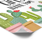 カードとギフトの感謝祭 カクタス フィエスタ テーブルサイン ポスター (角)