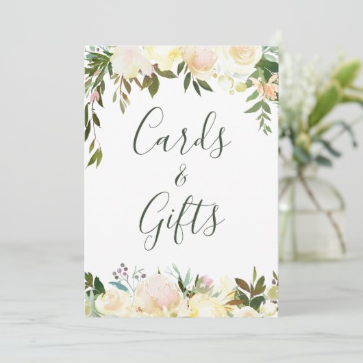 カードとギフトはカードの緑素朴のフローラ (スタンド正面)