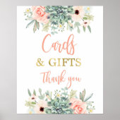 カードとギフトは多肉記号 ポスター (正面)