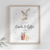 カードとギフトウィザードのパーティー署名 ポスター