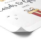 カードとギフトウィザードのパーティー署名 ポスター (角)