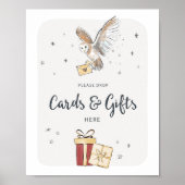 カードとギフトウィザードのパーティー署名 ポスター (正面)