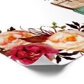 カードとギフトサイン旅行ブライダルシャワーポスター ポスター (角)