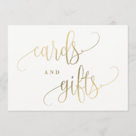 カードとギフトサイン – 素敵な書道 招待状