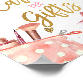 カードとギフトスパパーティーメイクアップグラマー女の子ポスト ポスター (角)