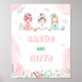 カードとギフトスパパーティー誕生日 ポスター (正面)