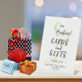 カードとギフトニュートラルツインストークベビーシャワー 台座サイン