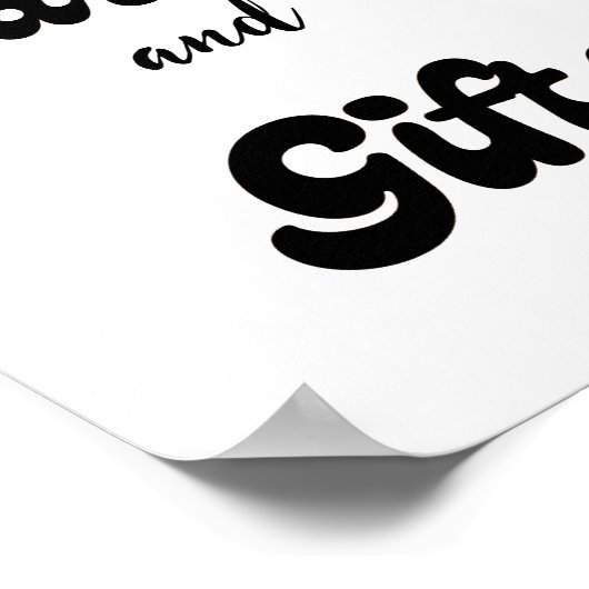 カードとギフトハロウィーン幽霊赤ちゃんシャワーゲーム ポスター (角)