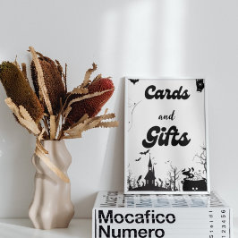 カードとギフトハロウィーン幽霊赤ちゃんシャワーゲーム ポスター