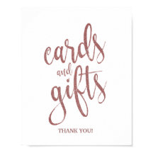 カードとギフトバラ金ゴールド結婚グリッターの標識