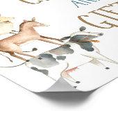 カードとギフトファームアニマルズカボチャボーイ誕生日 ポスター (角)