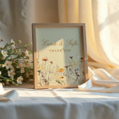 カードとギフトブライダルシャワーありがとう ポスター