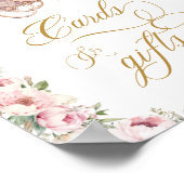 カードとギフトプリンセスキャリッジ誕生日パーティー ポスター (角)