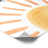 カードとギフトボホリトルサンシャインパーティー ポスター (角)