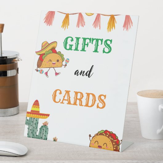 カードとギフトメキシコのタコの好意パーティーのサイン 台座サイン (インサイチュ)