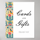 カードとギフトメキシコのフローラブライダルシャワー標識 ポスター (正面)