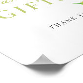 カードとギフトメキシコフェスタブライダルシャワー標識 ポスター (角)