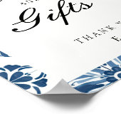 カードとギフトレモンポジタ結婚ーノのサイン ポスター (角)