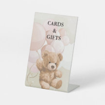 カードとギフト台座看板