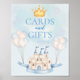カードとギフト妖精の物語の城クラウンバルーンパーティー ポスター
