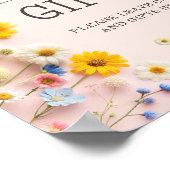 カードとギフト山花パーティー ポスター (角)