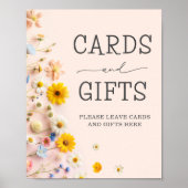 カードとギフト山花パーティー ポスター (正面)