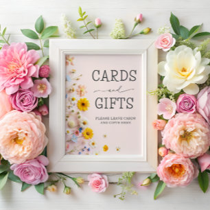 カードとギフト山花パーティー ポスター