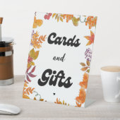 カードとギフト秋カボチャの好意パーティーのサイン 台座サイン (インサイチュ)