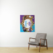 カードとギフト紫と青の性王室の別表示 タペストリー (インサイチュ)