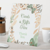 カードとギフト結婚ここに 台座サイン (インサイチュ)