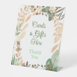 カードとギフト結婚ここに 台座サイン