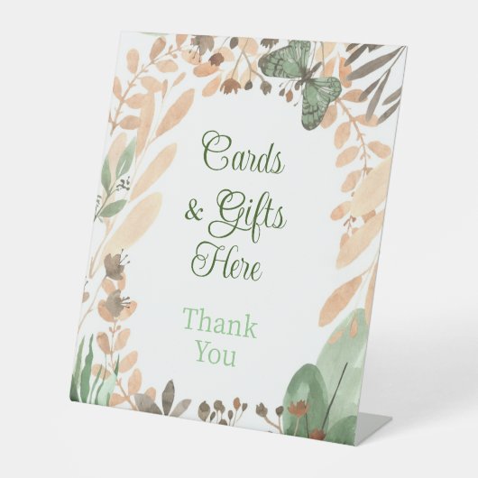 カードとギフト結婚ここに 台座サイン (正面)